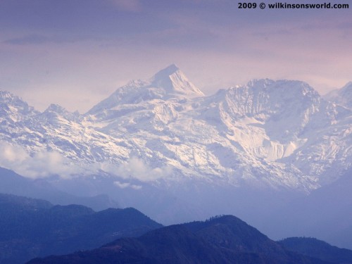 The mountains at Nagarkot