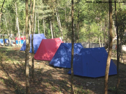 The campsite at Godawari