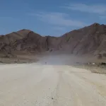 The dusty road near Hammerstein