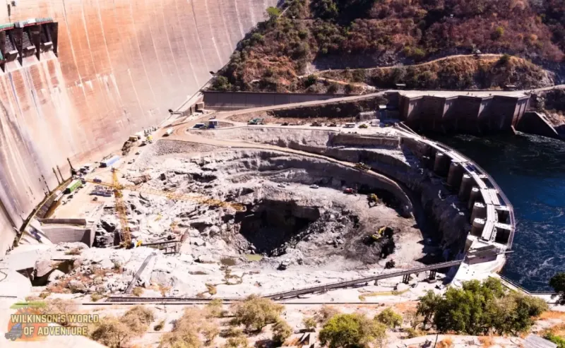 Kariba Dam under repair