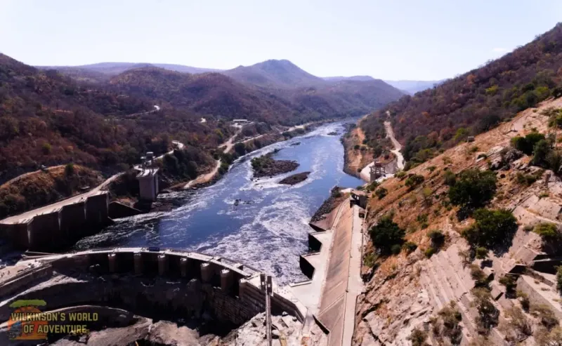 Kariba Dam under repair